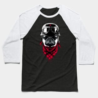 The Adventurer Pug Baseball T-Shirt